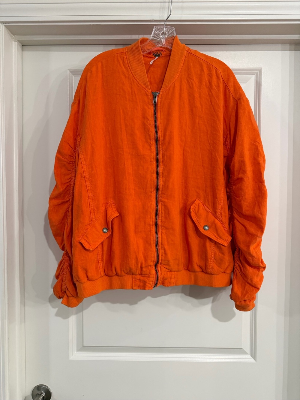 Free People Orange Knit Sweater